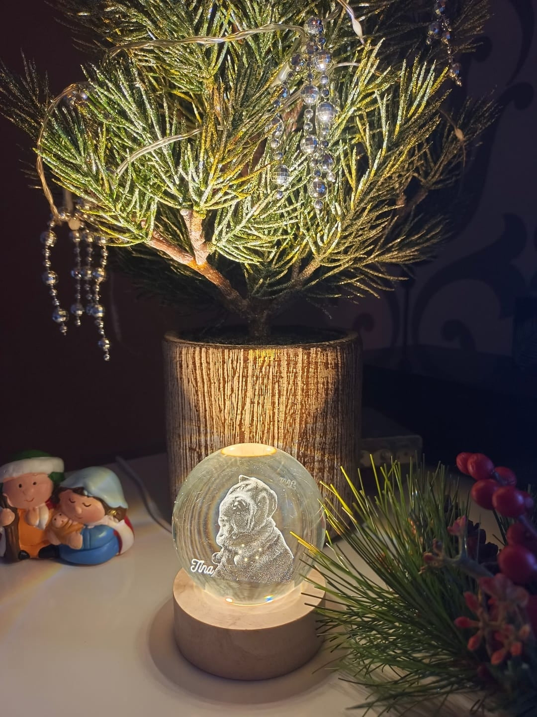 Luminária Cristal Personalizada