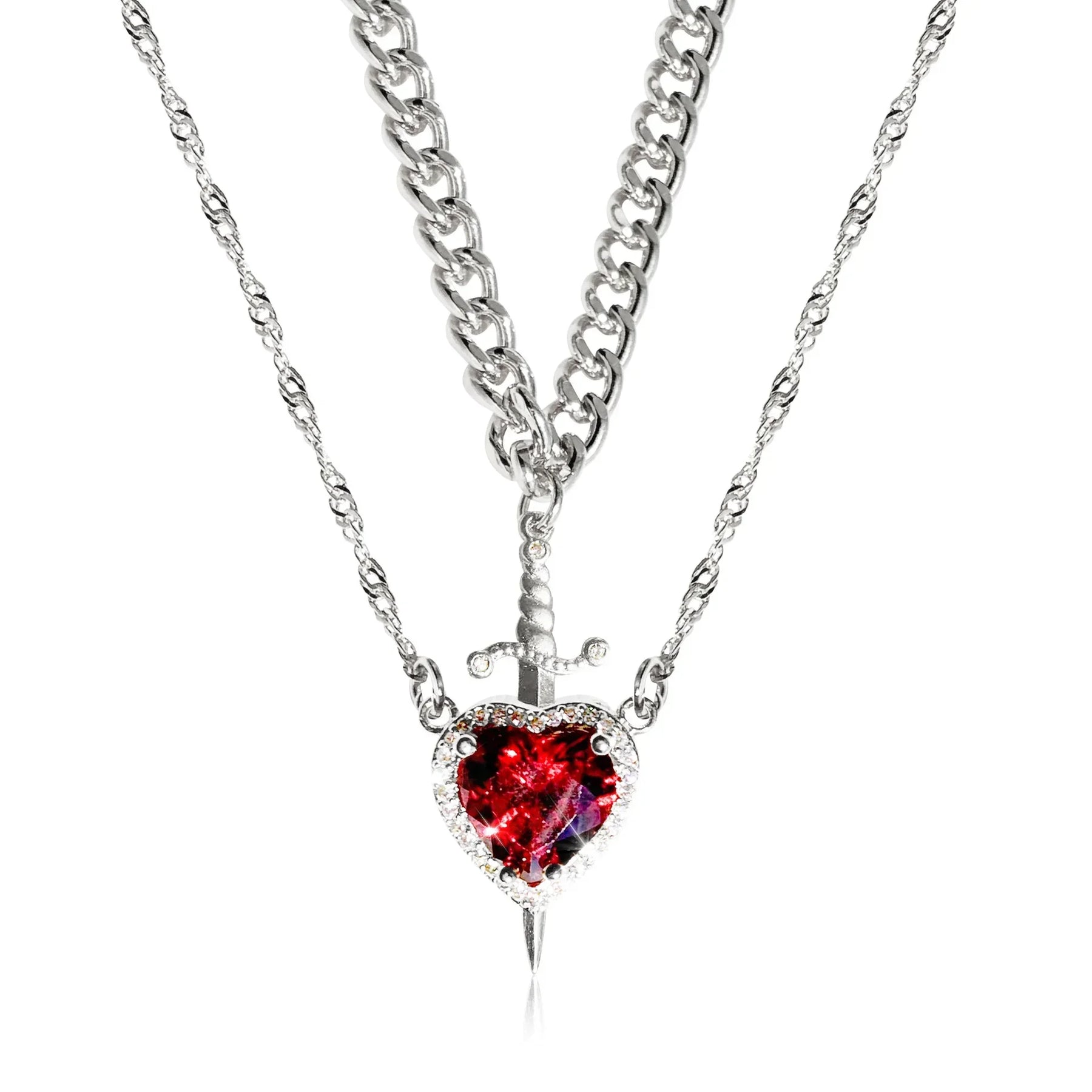 Conjunto Colar Branca de Neve e o Caçador