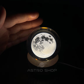 Luminária Lua Cristal