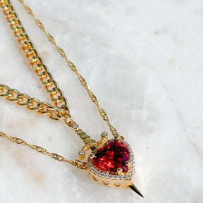 Conjunto Colar Branca de Neve e o Caçador