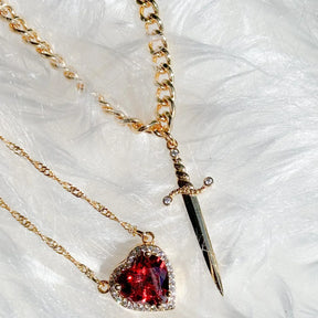 Conjunto Colar Branca de Neve e o Caçador