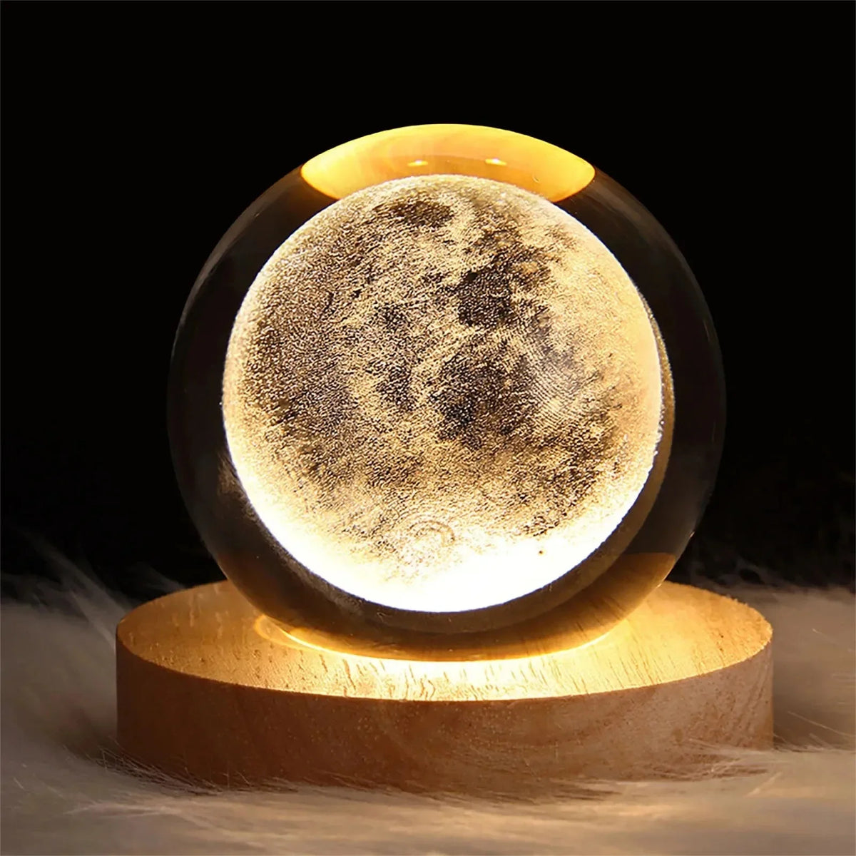 Luminária Lua Cristal