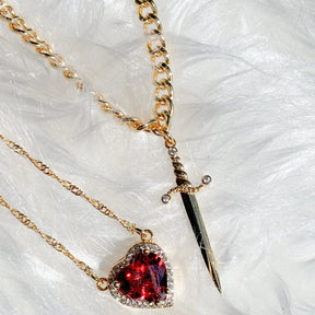 Conjunto Colar Branca de Neve e o Caçador
