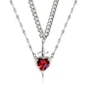 Conjunto Colar Branca de Neve e o Caçador