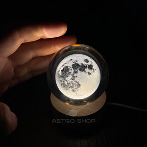 Luminária Lua Cristal