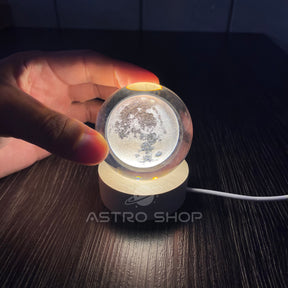 Luminária Lua Cristal